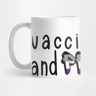 Vaccinated and Proud (Asexual Pride Flag) Mug